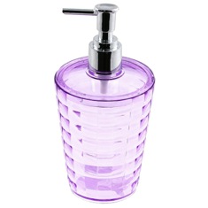 Soap Dispenser, Round, Lilac